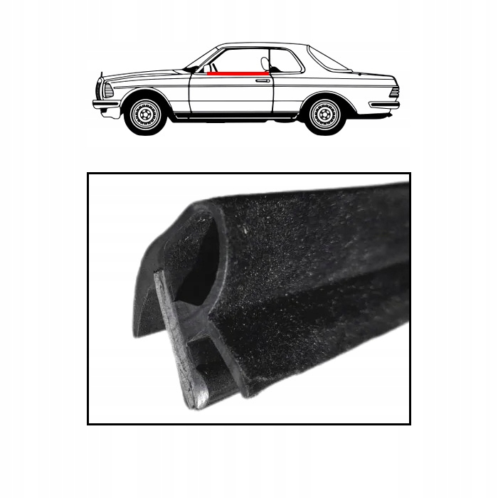 фото №7, Прокладка накладка наружная l/p mercedes r107