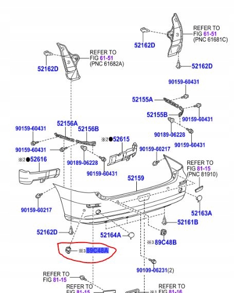 фото №10, Держатель датчик парковка toyota corolla verso camry lexus 89348-33060-c0