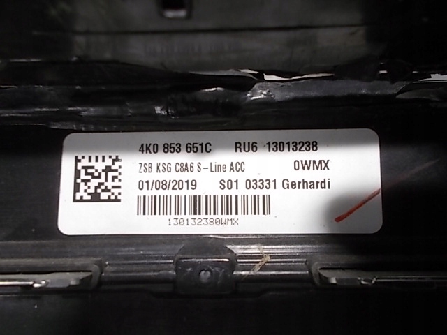 фото №16, Решітка решітка радіатора audi a6 c8 4k 18-23 4k0853651c оригінал pdc радар