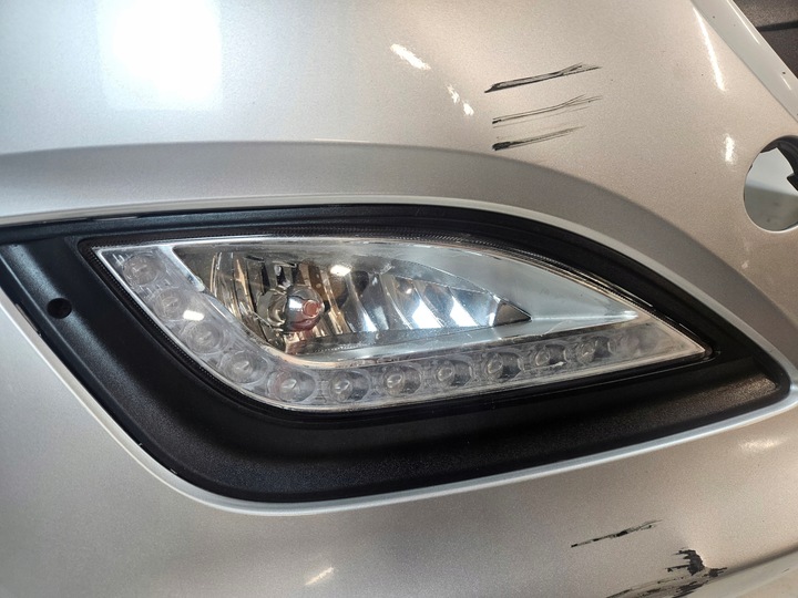 фото №9, Hyundai i30 ii 2 рестайлінг 14- бампер переднє перед галоген решітка 86511-a6000