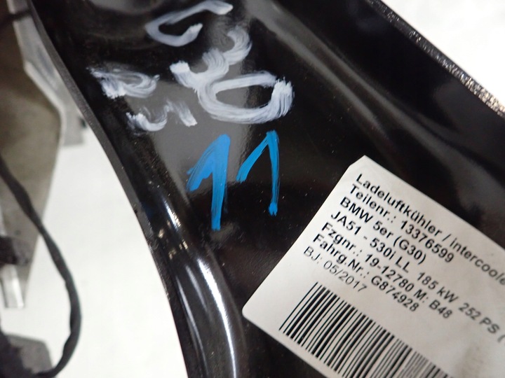 фото №14, Bmw 5 g30 pas переднє підсилювач радіатор