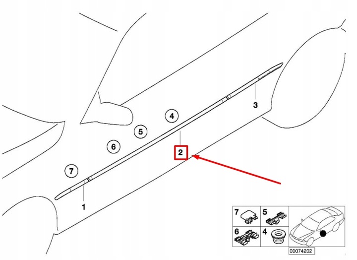 фото №11, Bmw m3 cabrio e46 планка двері правих 51137893682 7893682