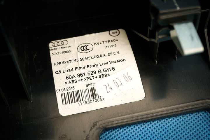 фото №9, Планка багажника перед audi q5 sq5 80a 80a861529b