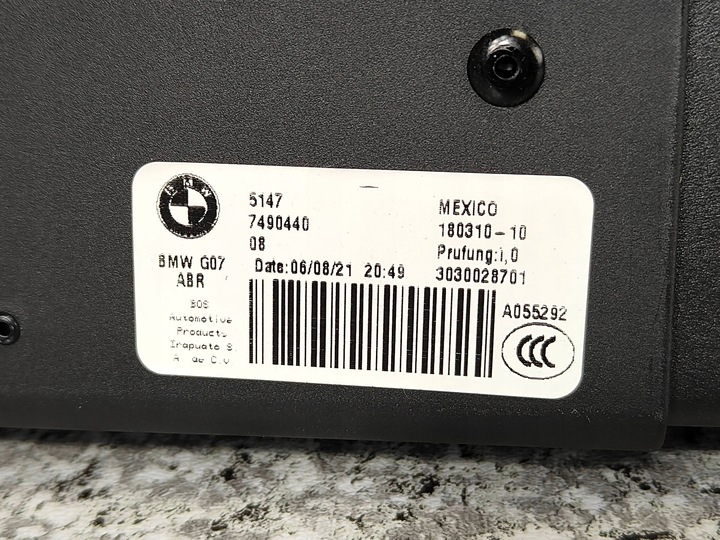 фото №12, Ролета багажника полка зад задняя bmw x7 g07 чёрная м-пакет 7490440