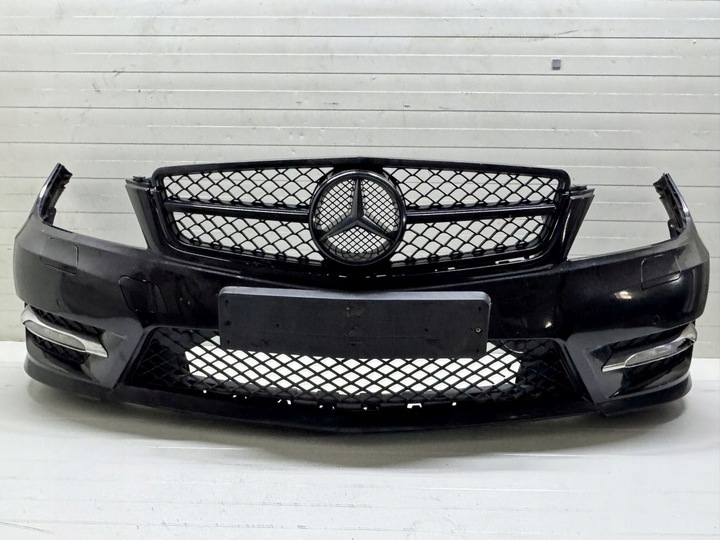 фото №1, Mercedes c-klasa w204 рестайлінг amg бампер перед переднє pdc решітка радіатора решітка 197