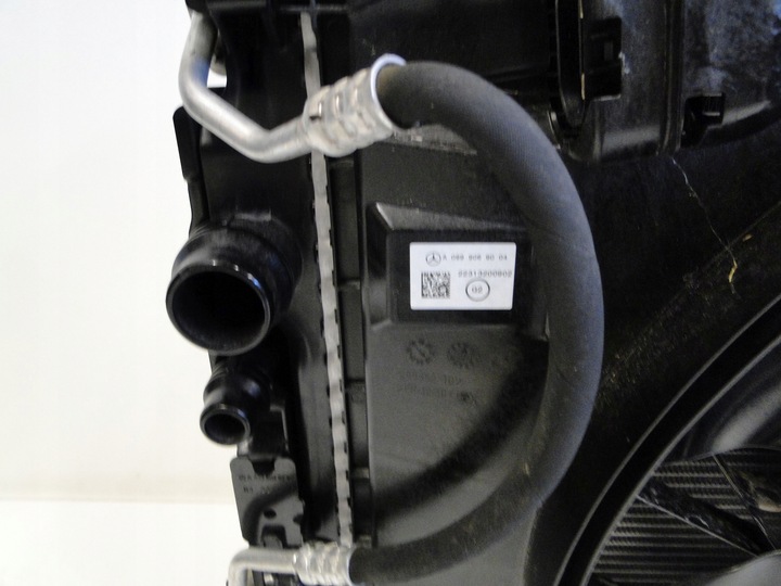 фото №8, Mercedes комплект радиатор вентилятор вода кондиционер nt glc 254 x254 гибрид