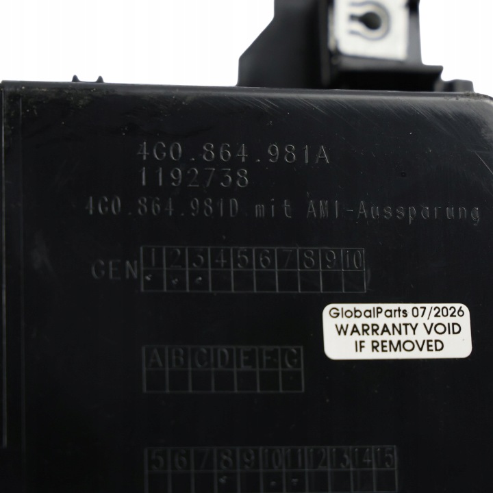фото №13, Audi a6 c7 a7 4g крышка бардачка консоли средней подлокотник 4g0864981a