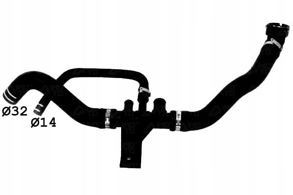 фото №2, Sasic шланг радиатор citroen jumper 2.2 hdi 100