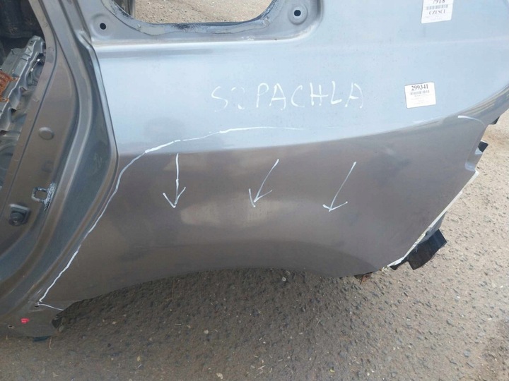 фото №4, Renault koleos i 08-11 крыло зад левый четверть tekxb