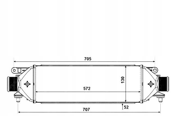 фото №16, Радиаторов интеркулер grande punto 05- nrf 30752 радиаторов воздуха