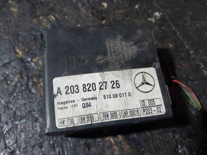 фото №3, Блок управления / модуль mercedes-benz c w203 a2038202726