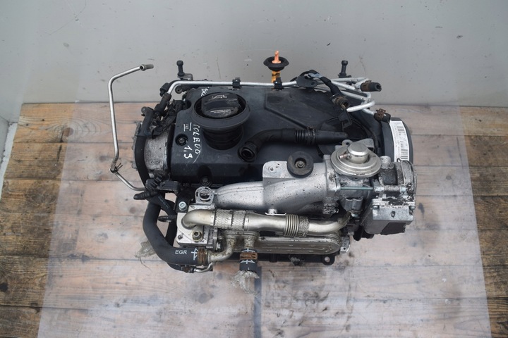 фото №10, Seat toledo iii vw golf v 1.9 tdi двигун стійка bkc