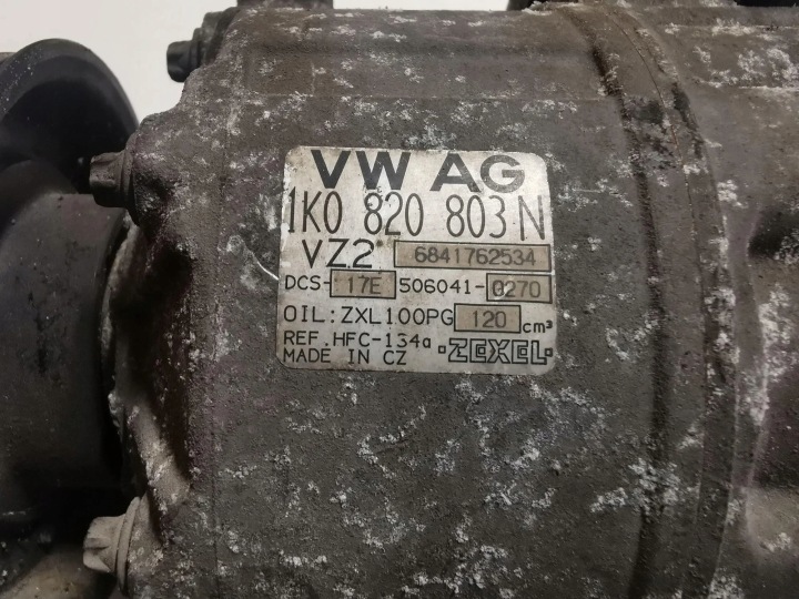 фото №6, Компрессор кондиционера vw passat b6 3c2 1k0820803n 2.0l бензин 147kw