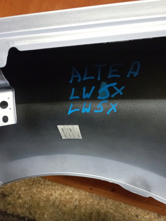 фото №6, Крило правий перед seat altea lw5x