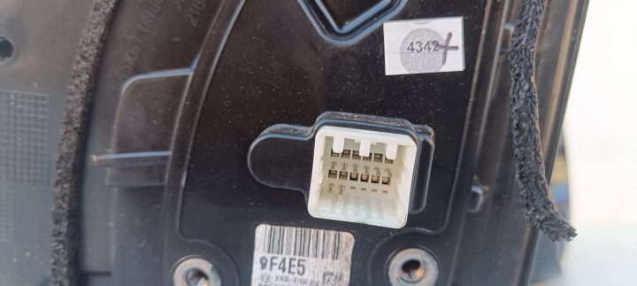 фото №7, 87620-f1100 kia sportage iv 2015-2021 зеркало правое внешние 8pin oem номер