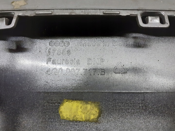 фото №7, Накладка бампера спойлер перед audi a6 c7 4g0 рестайлінг s-line 4g0807717b