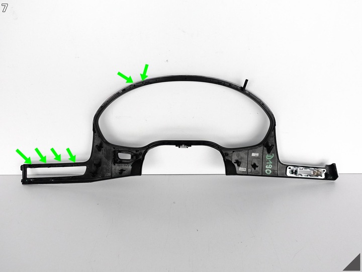 фото №11, Audi a8 s8 4h0 4h1 d4 13-17 рестайлинг рамка защита спидометра приборов dekor gn6