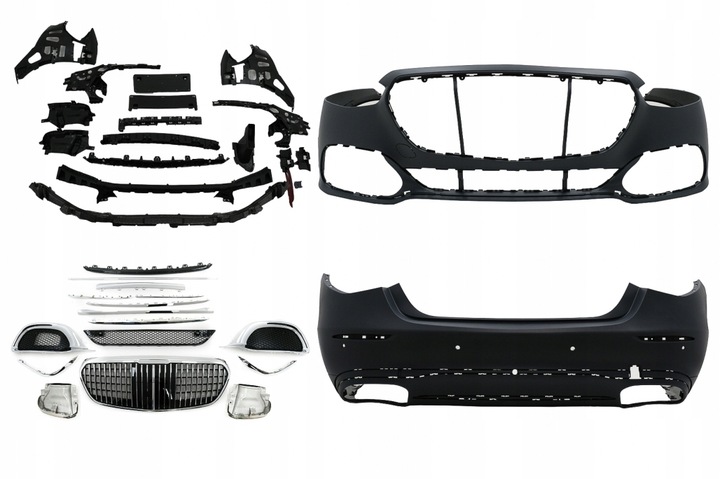 фото №12, Бампер кузов kit mercedes s клас w223 20+ maybach