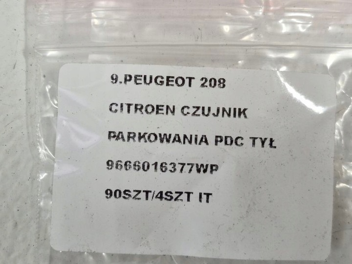 фото №6, Peugeot 208 2008 1 i c4 ii ds4 датчик паркування заднього ходу pdc зад задній