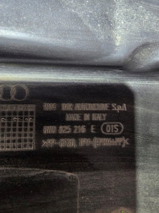 фото №8, Audi a4 s4 b9 2017 зад сторона права захист задня шасі