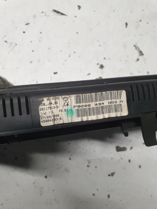 фото №6, Спідометр  дисплей renault scenic ii p8200494955a