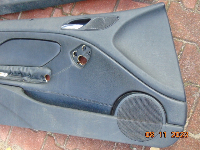 фото №7, Bmw 3 e46 купе cabrio боковина кожаный обивка дверь перед кожа чёрный