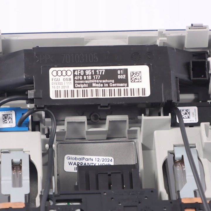 фото №13, Audi q7 4l a6 c6 лампа стеля передня чорна 4l0947140