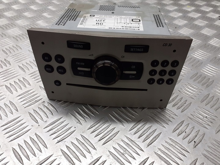 фото №1, Радіо заводські opel corsa d 13357131 cd30