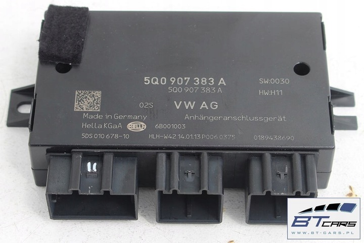 фото №10, Vw golf 7 vii универсал балка задняя hak + модуль блок управления 5g9803880 5q0907383a