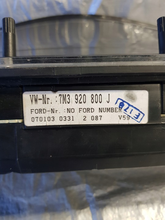 фото №9, Спідометр  манометр volkswagen sharan i fl 1.9 tdi 7m3920800j