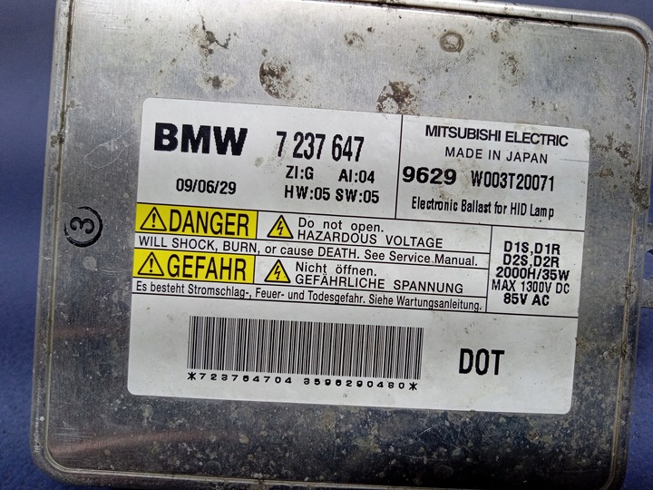 фото №4, Bmw x1 e84 e90 e91 lci преобразователь ксенон 7237647