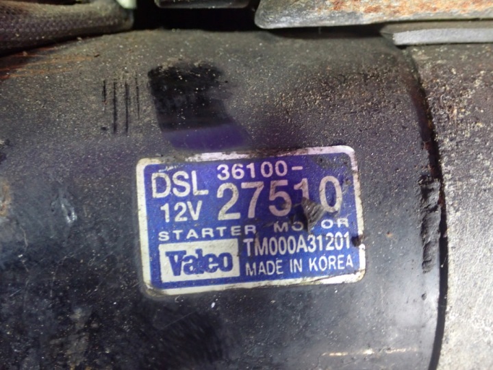 фото №6, Hyundai matrix 04-05 1.5 crdi стартер 3610027510 tm000a31201 9 зубов