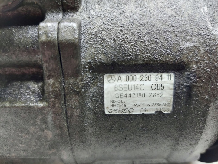 фото №6, Компресор кондиціонера mercedes w168 1.7cdti a0002309411