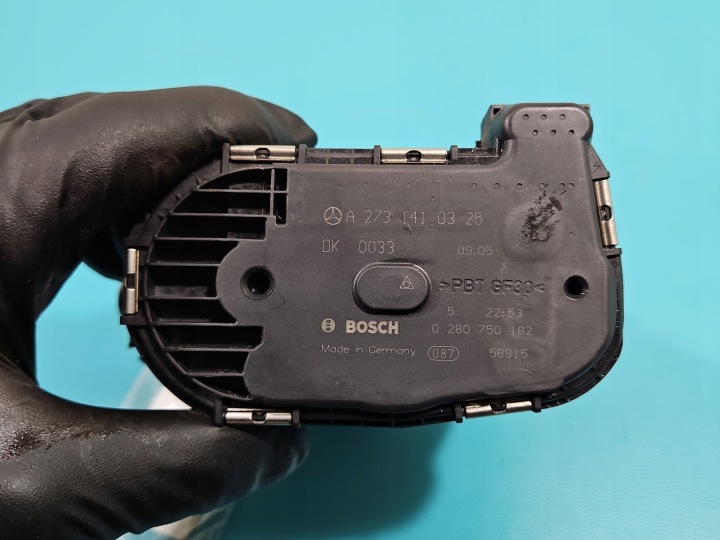 фото №6, Дросельна заслінка mercedes w221 a2731410325, 0280750182 5.5 v8