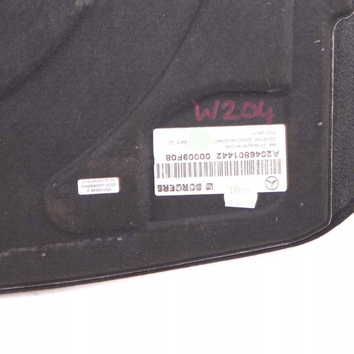 фото №12, Mercedes w204 покрытие пол багажника зад a2046801442