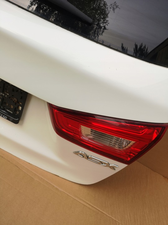 фото №7, Mitsubishi asx кришка багажника комплектна оригінальна колір w19