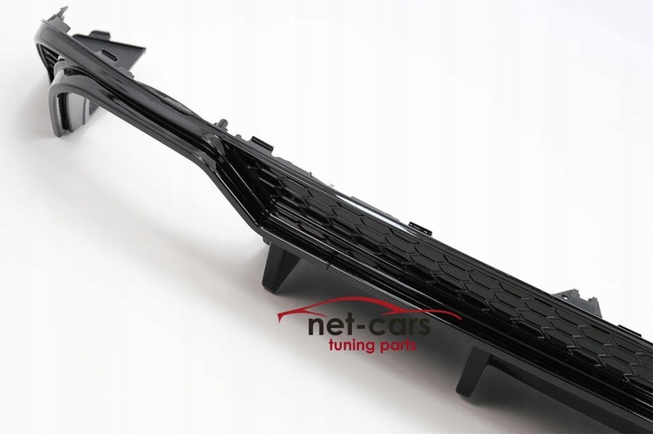 фото №9, Диффузор спойлер накладка audi a5 b9 f5 16-19 чёрный блеск бампер s line