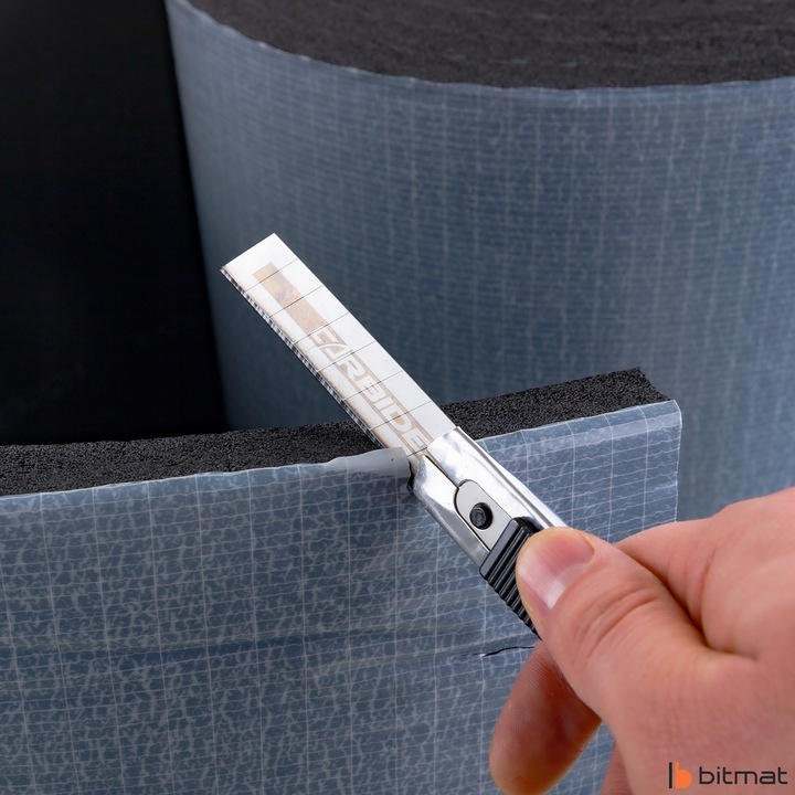 фото №13, Коврик 19mm шумопоглощающая пена резиновая 350x100cm шумоизоляция ocieplenie брама