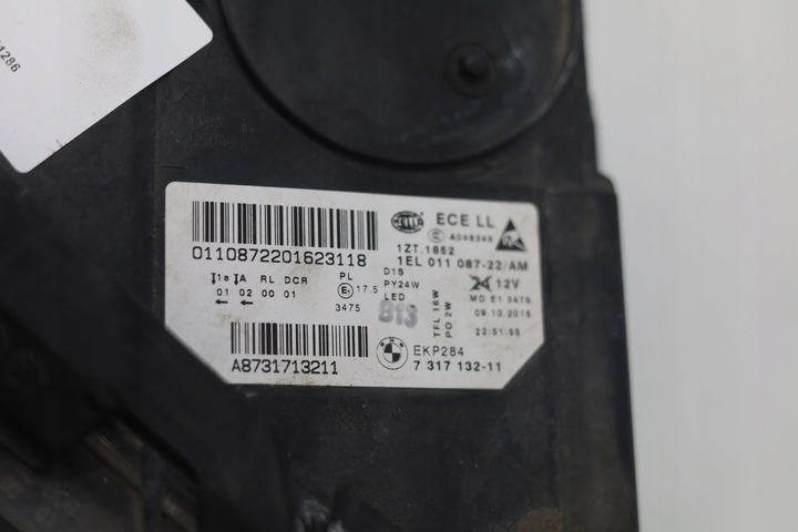 фото №10, Лампа ліва права перед bmw f10 f11 lci рестайлінг bi ксенон 7317131 7317132