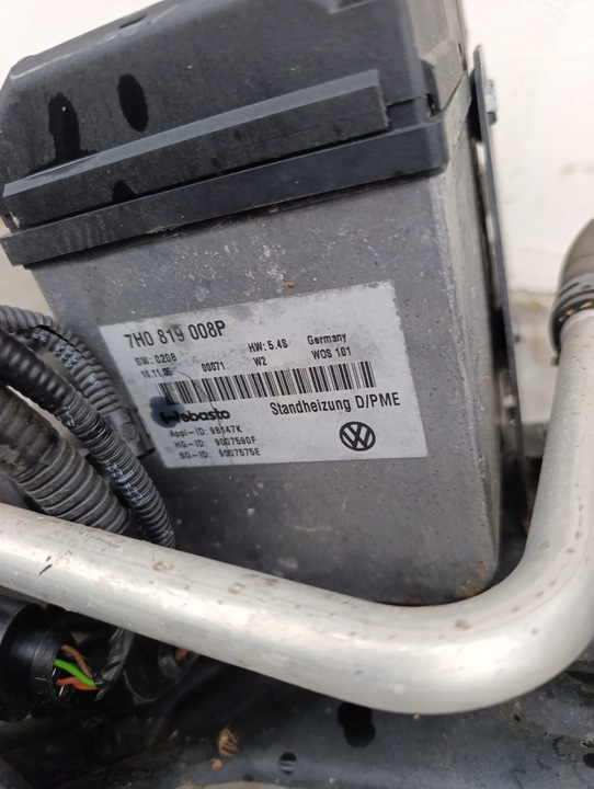 фото №2, Vw t5 обігрів стояночний вебасто додатковий обігрівач 7h0819008p