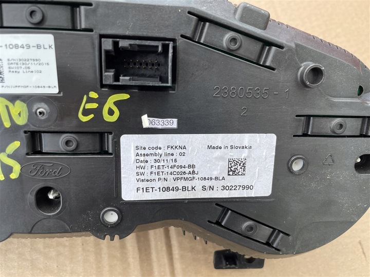 фото №10, Спидометр приборы 2.0 tdci евро 6 автомат ford focus mk3 рестайлинг