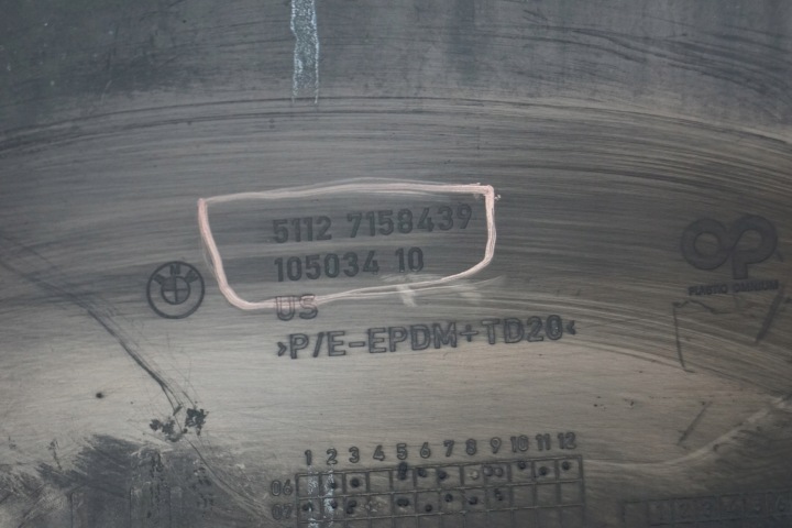 фото №11, Кутник бампера ліве зад bmw x5 e70 7158439
