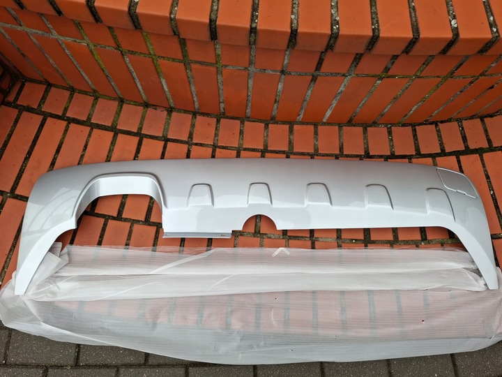 фото №1, Volvo xc90 07- рестайлинг накладка спойлер нижний бампера зад новый