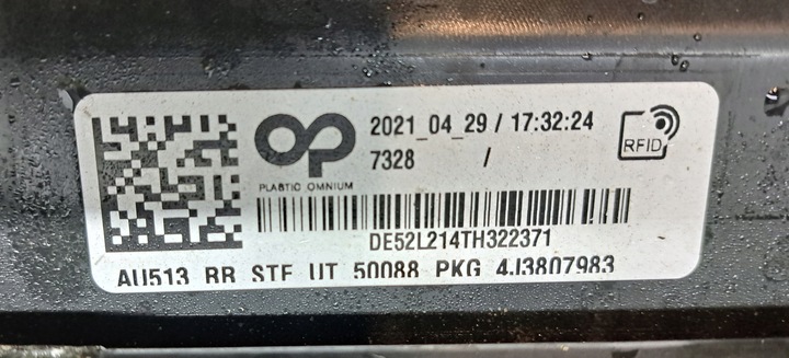 фото №9, Audi e-tron gt повний 4j3807983 спойлер дифузор зад задній