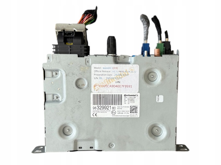 фото №10, Радио навигация считыватель дисплей комплект opel granland x 9832992180