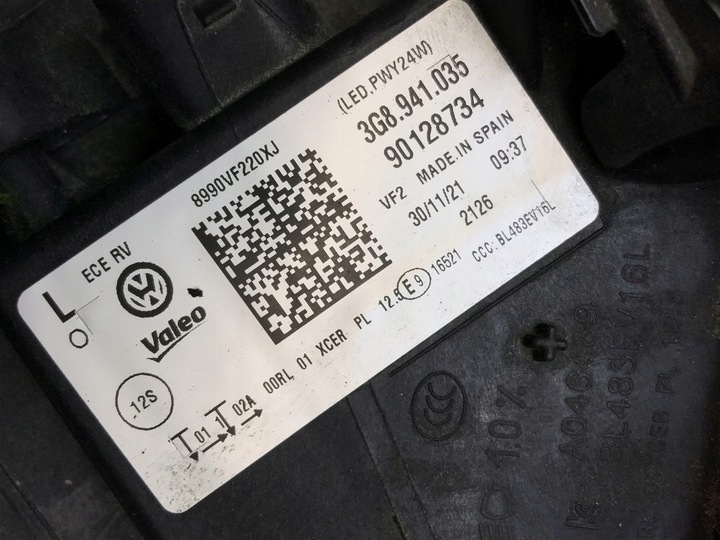 фото №10, Vw arteon 3g8 лампа перед права повний led 3g8941035