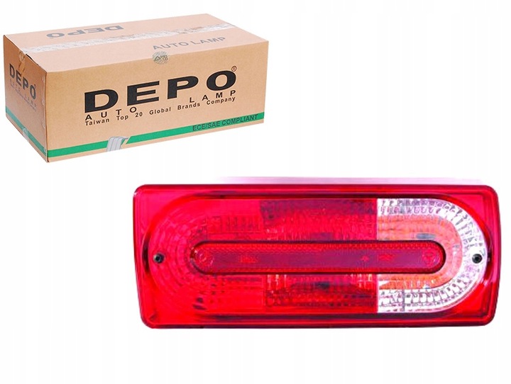 фото №1, Лампа колір поворотник білий колір скло czer