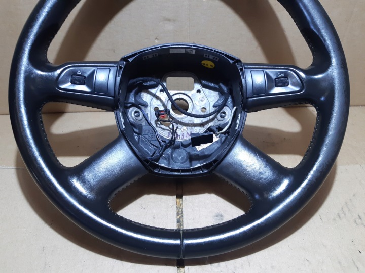 фото №8, Audi a6 c6 q7 4l руль с подогревом кожа мультифункция 4f0419091bb