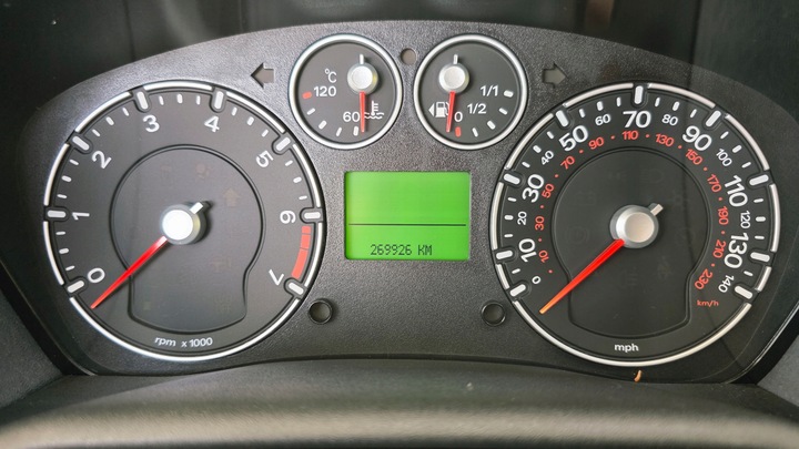 фото №10, Ford fiesta mk6 v fl 2006 - 2008 r fusion 06-12 рестайлінг спідометр  2007 r бензин