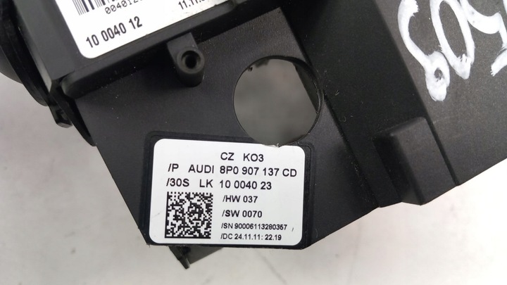 фото №8, Audi a3 8p перемикач комбінований стрічка 8p0953519e